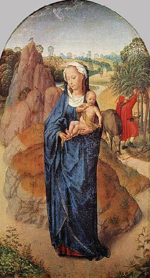 Hans Memling Virgin and Child in a Landscape oil painting picture